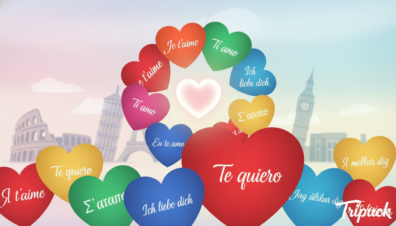 Avrupa dillerinde seni seviyorum