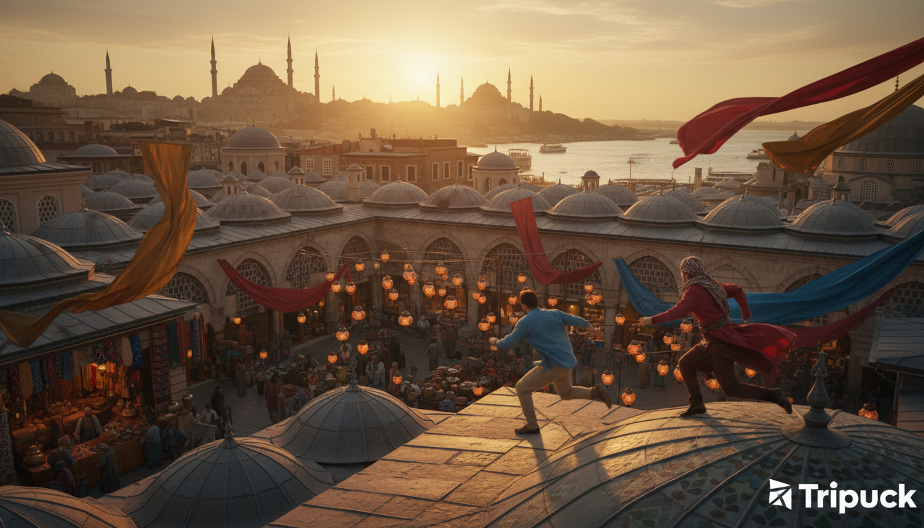 Kapalıçarşı çatı kovalamaca