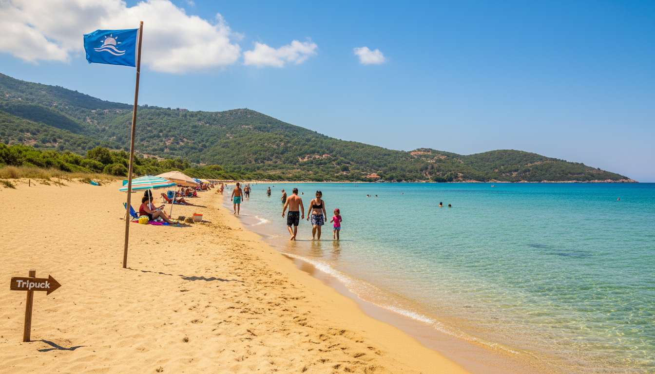 Karaburun Akvaryum Plajı mavi bayrak