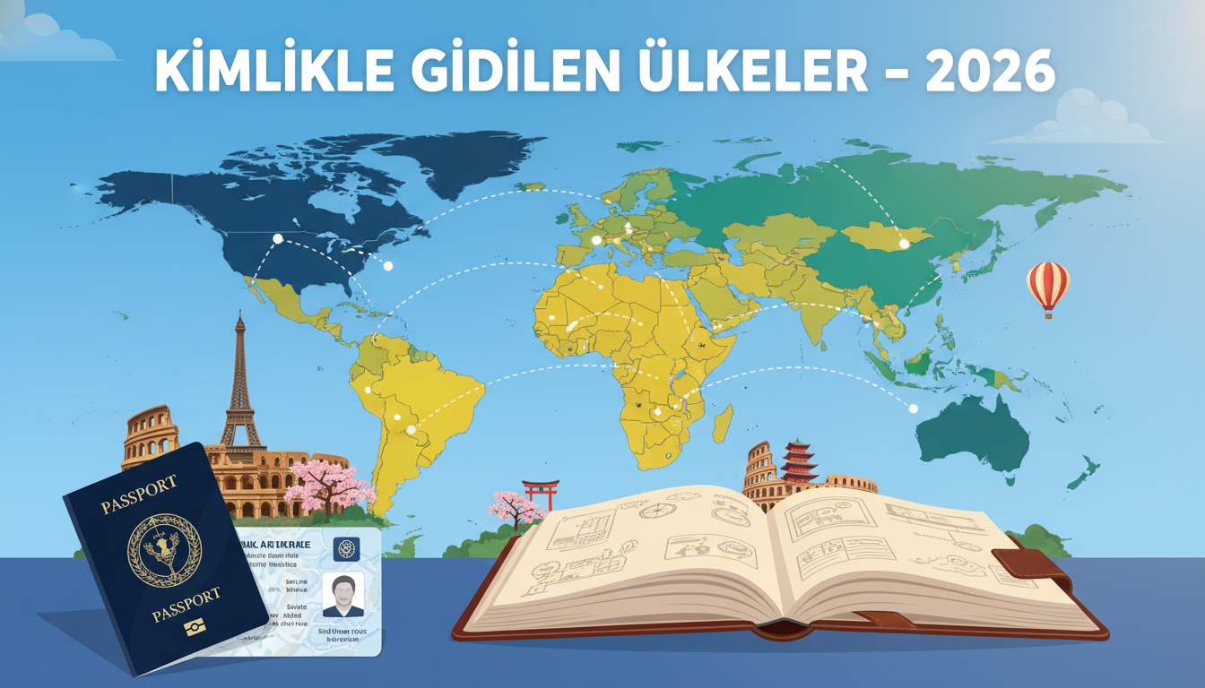 Kimlikle Gidilen Ülkeler